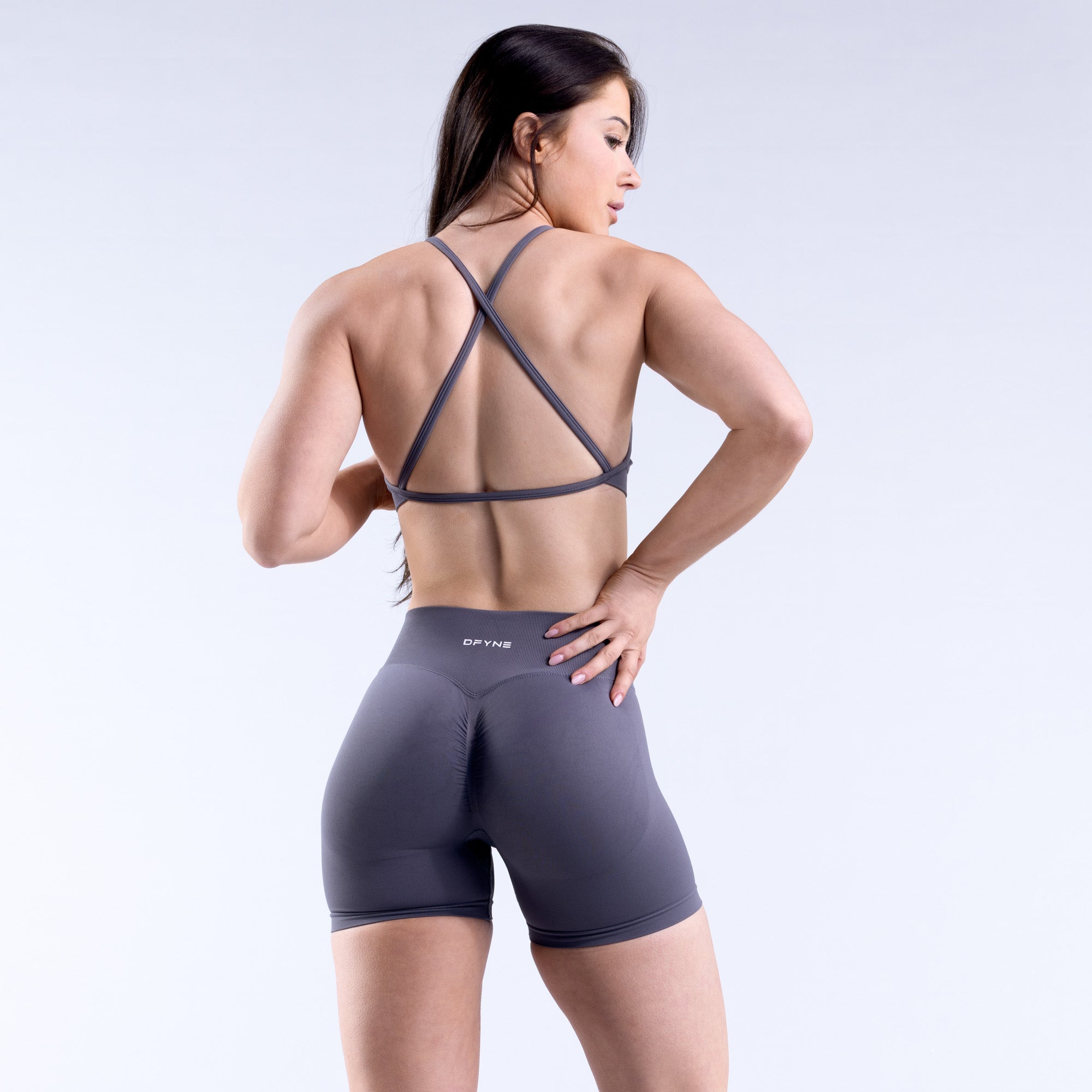 Alternative view of Dynamic High Neck Backless Sports Bra