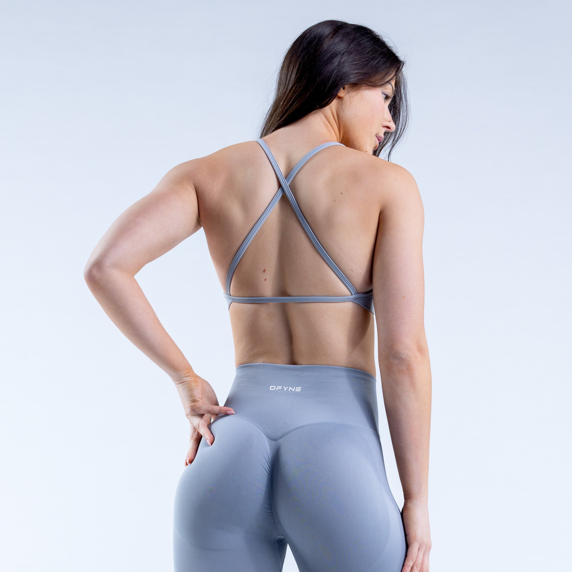 Alternative view of Dynamic High Neck Backless Sports Bra