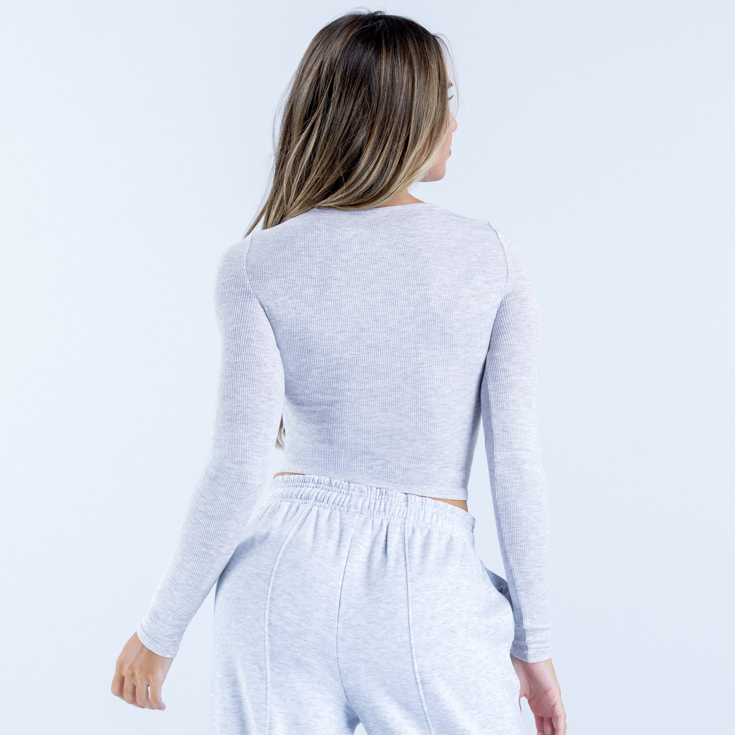 Alternative view of Revive Long Sleeve Ribbed Top
